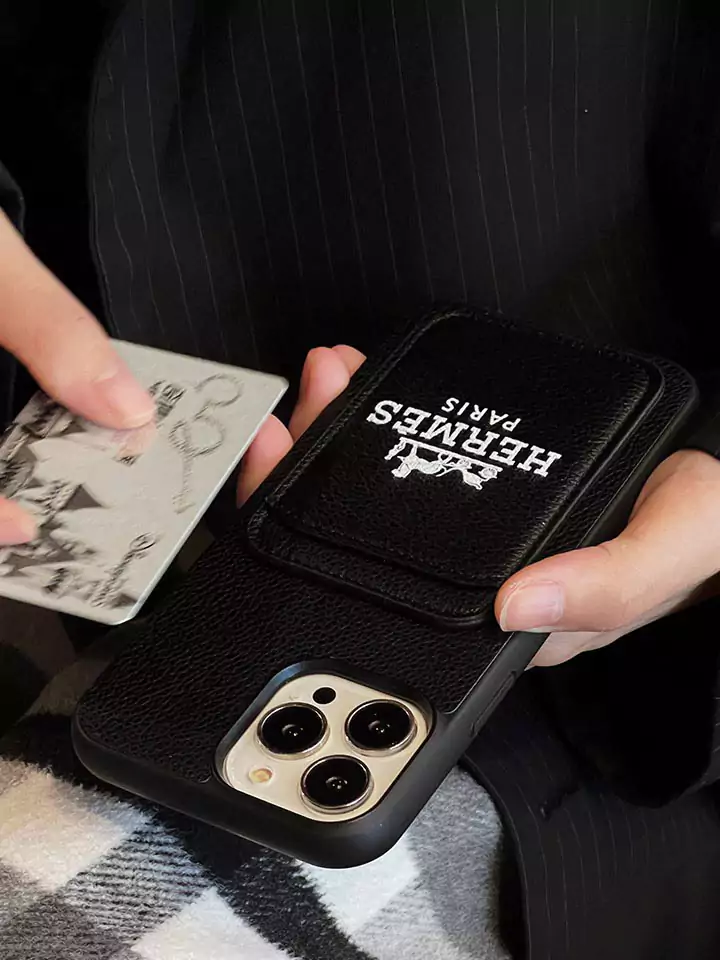 Hermès pebble grain phone case