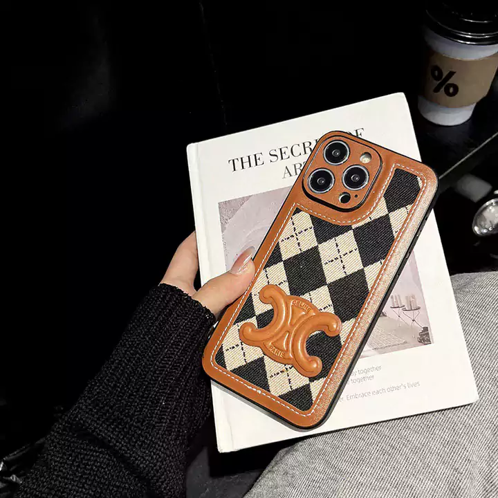 Celine leather iPhone case