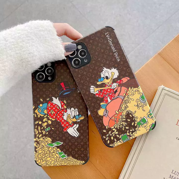 louis vuitton donald duck embossed leather iphone case