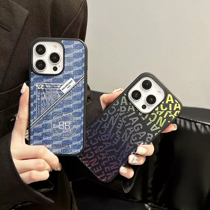 balenciaga patterned iphone case