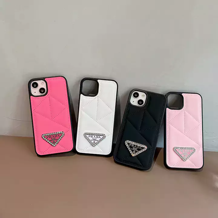 prada folded leather - grain iphone case