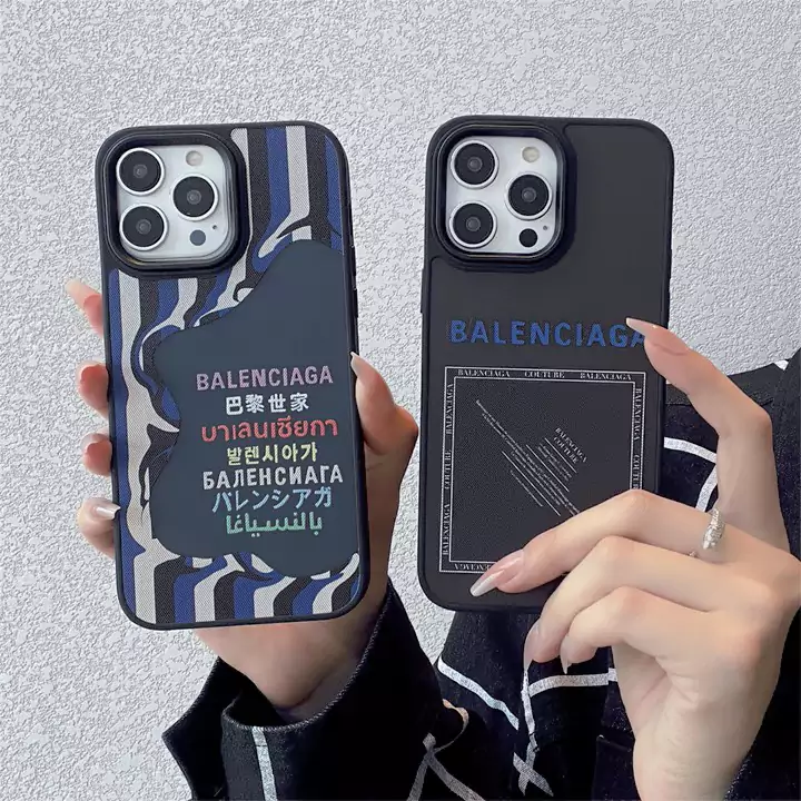 balenciaga text - printed iphone case