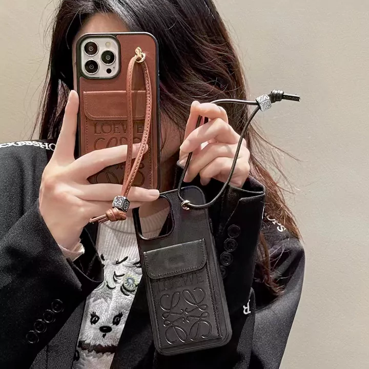 loewe card holder wrist strap iphone case