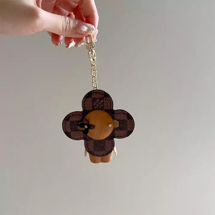 Louis Vuitton Vivienne checkered keychain