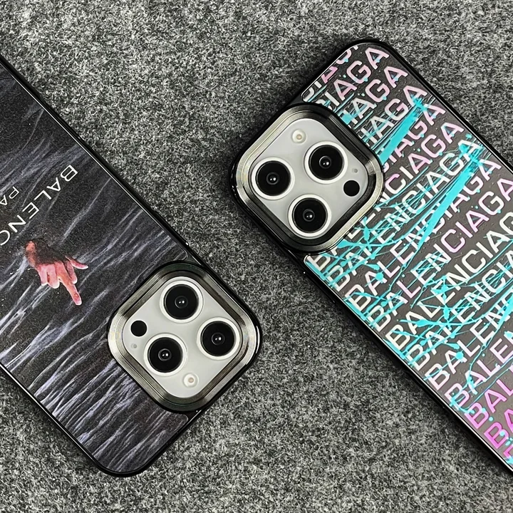 sterling silver plated balenciaga iphone 13/13pro case