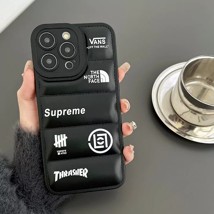 the north face supreme blue green black iphone case