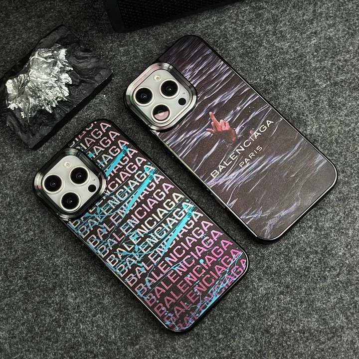 sterling silver plated balenciaga iphone case