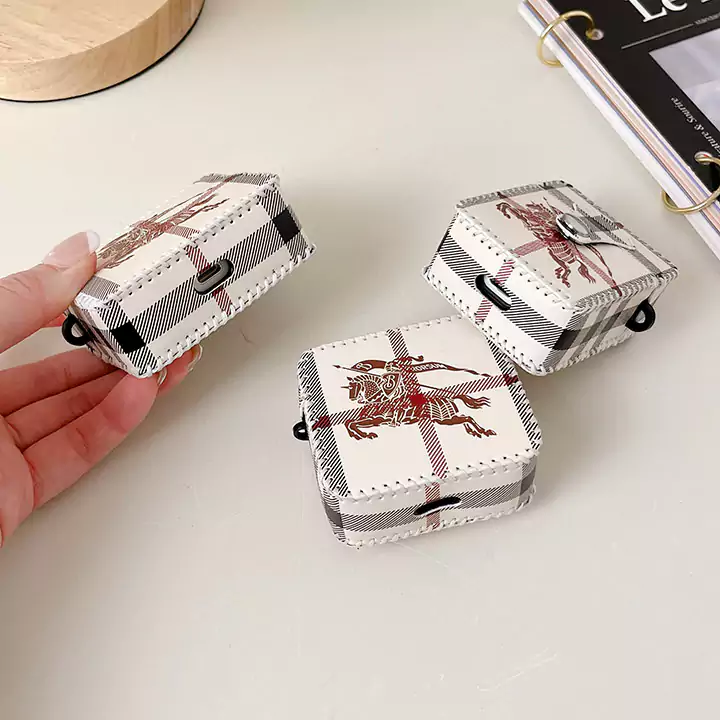 Burberry prancing horse pattern AirPods case