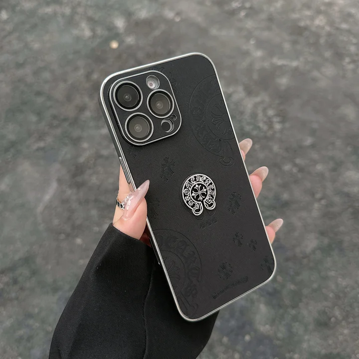  chrome hearts iphone 15/15pro case