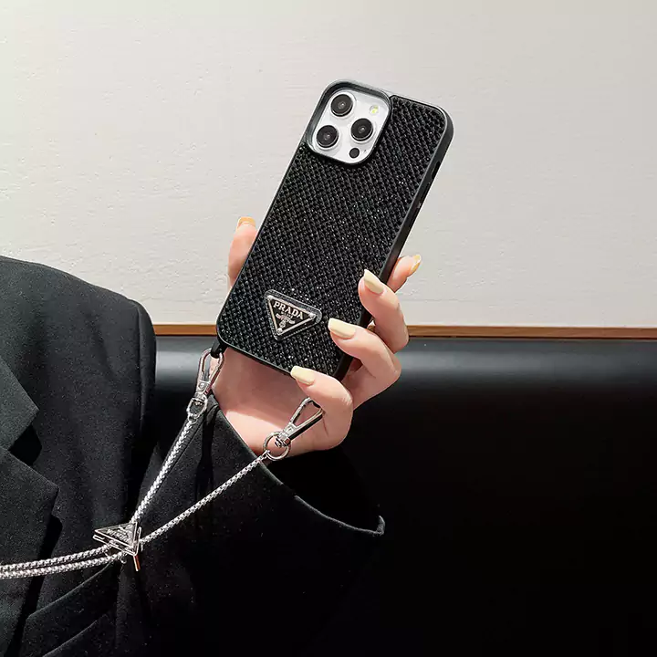 prada all - over rhinestone crossbody iphone case