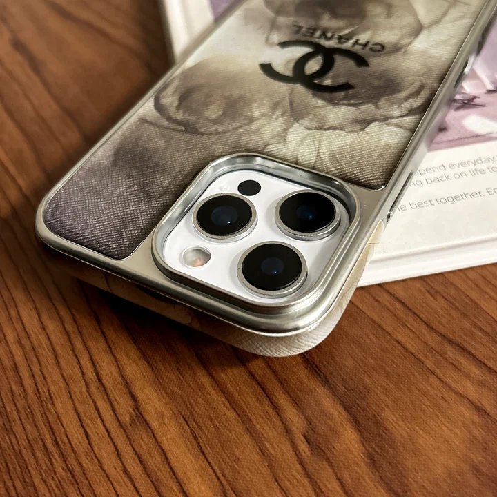 chanel watercolor rose iphone 16/16pro/pro max case
