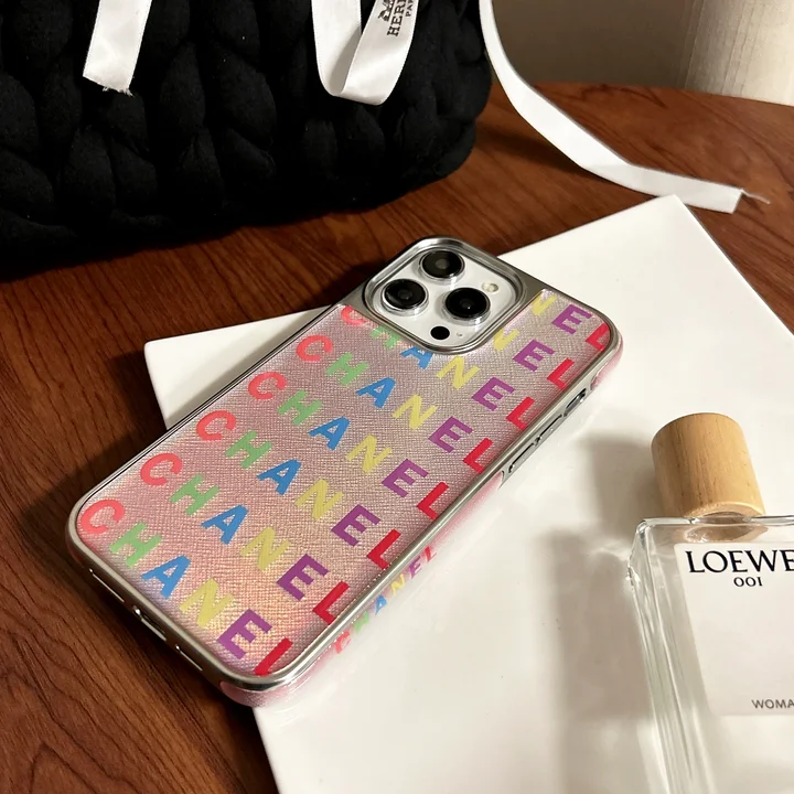 chanel colorful letter logo iphone 16/16pro/pro max case