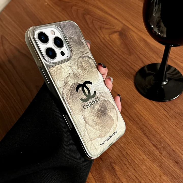 chanel watercolor rose iphone 16/16pro/pro max case