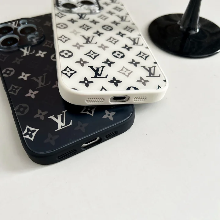  black white monogram iPhone case