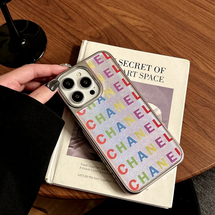 chanel colorful letter logo iphone 16/16pro/pro max case