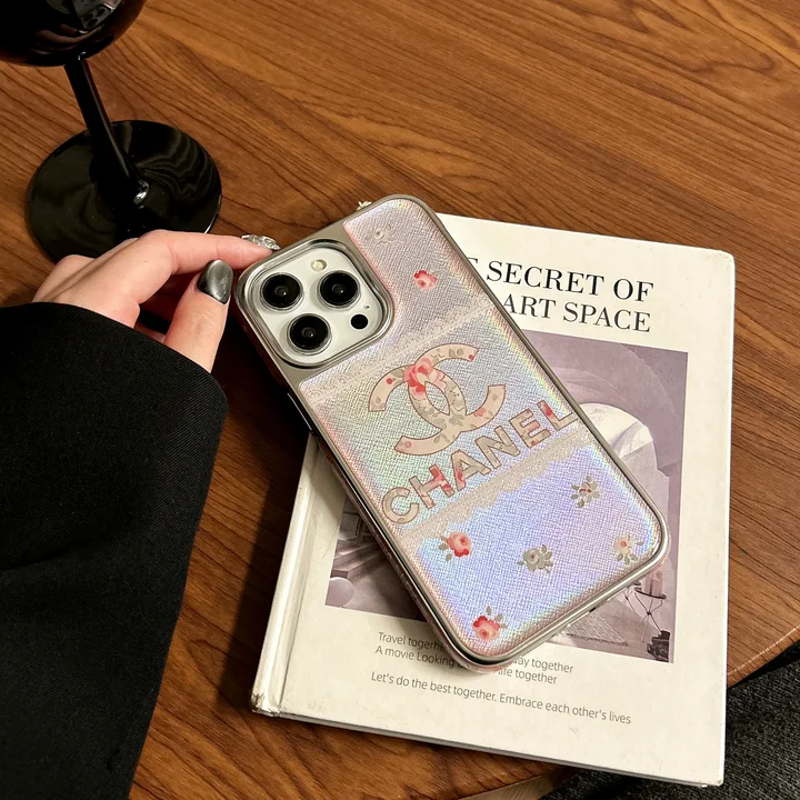 chanel floral print iphone 16/16pro/pro max case