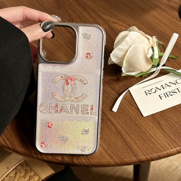 chanel floral print iphone 16/16pro/pro max case