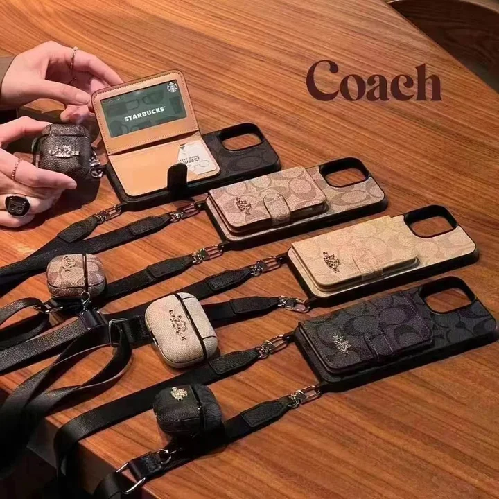 coach crossbody cardholder iphone 16/16pro/pro max case
