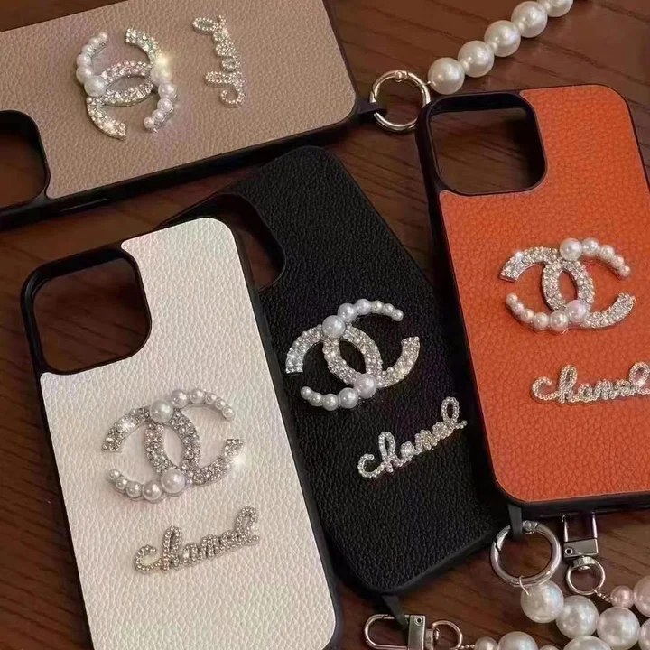 chanel crossbody pearl bracelet iphone 16/16pro/pro max case