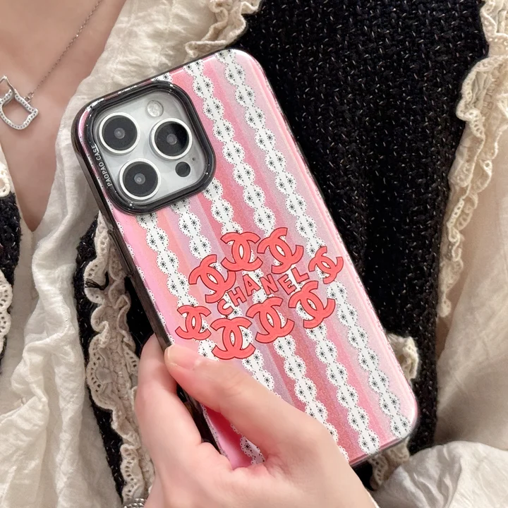 CHANEL pink phone case