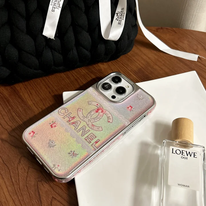 chanel floral print iphone 16/16pro/pro max case
