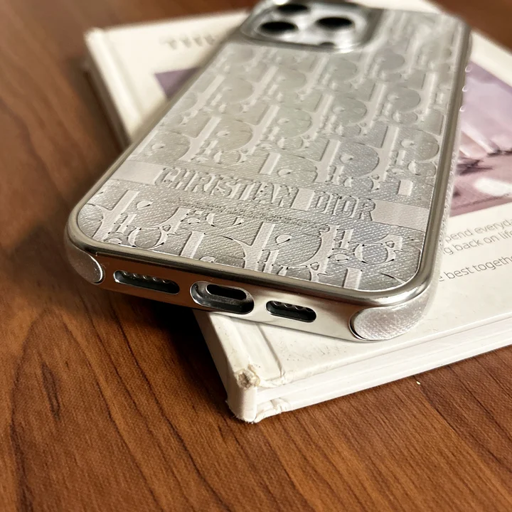 dior pink white all-over logo iphone 16/16pro/pro max case