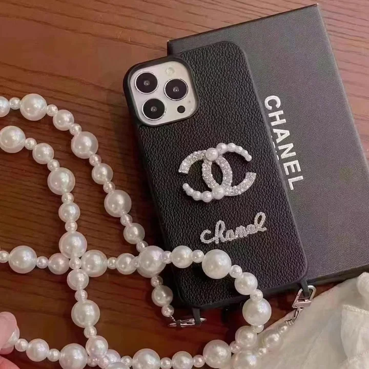 chanel crossbody pearl bracelet iphone 16/16pro/pro max case