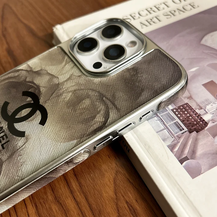 chanel watercolor rose iphone 16/16pro/pro max case