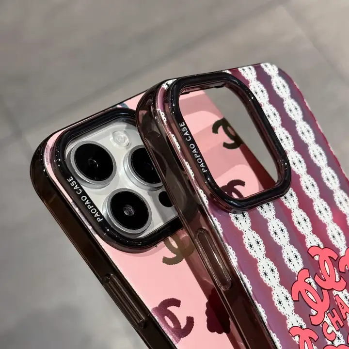 CHANEL pink phone case