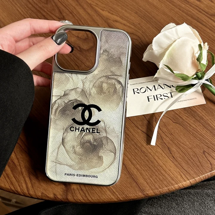 chanel watercolor rose iphone 16/16pro/pro max case