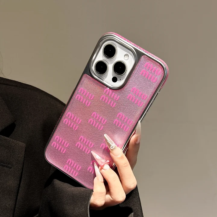 miumiu pink cute iphone 16/16pro/pro max case