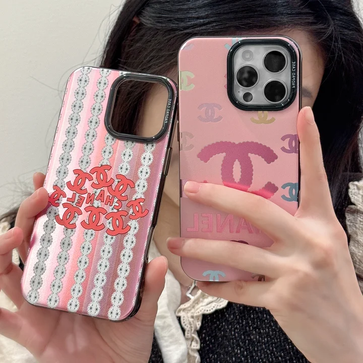 CHANEL pink phone case
