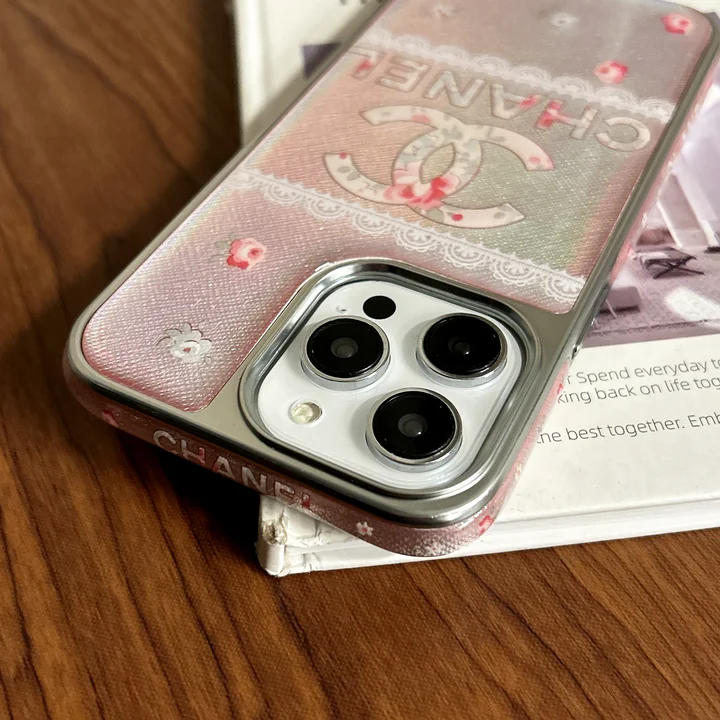 chanel floral print iphone 16/16pro/pro max case