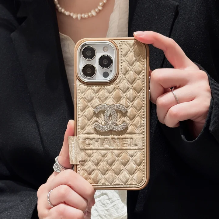 CHANEL glitter phone case