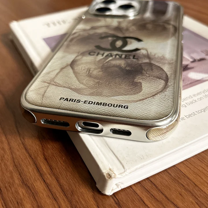 chanel watercolor rose iphone 16/16pro/pro max case