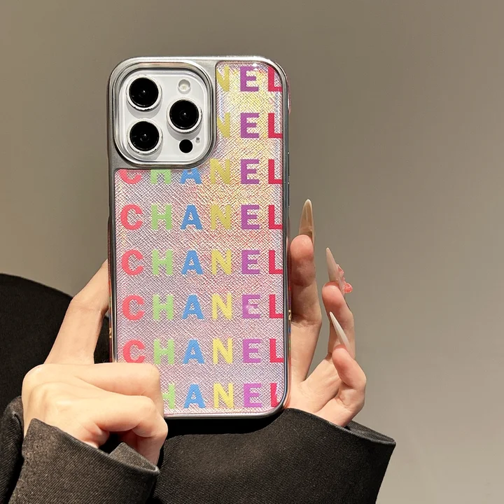 chanel colorful letter logo iphone 16/16pro/pro max case