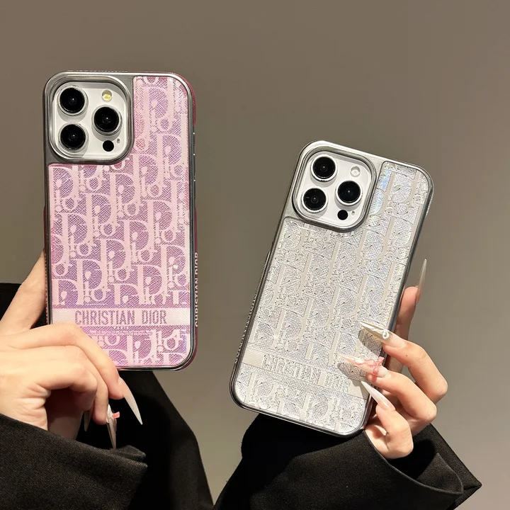 dior pink white all-over logo iphone 16/16pro/pro max case