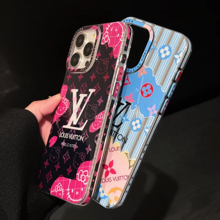 Louis Vuitton Black - Purple HelloKitty case，Louis Vuitton Blue Vertical Stripe case